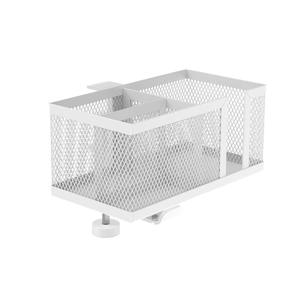 Metal Clip Under Desk Headphone Hanger Anti-Spill Earphone Storage Rack  Desktop Organizer