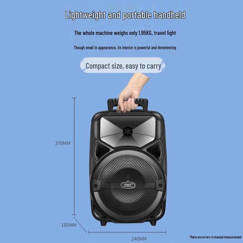 SAST A57 8-inch Portable Bluetooth Karaoke Speaker