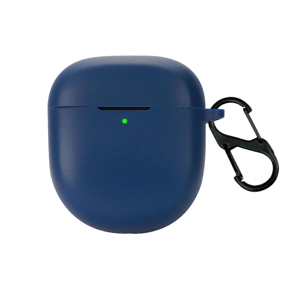 Silicone Headphone Holder Case with Hook Washable Wireless Headphone Protector Case Replacement for Bose QuietComfort Earbuds II