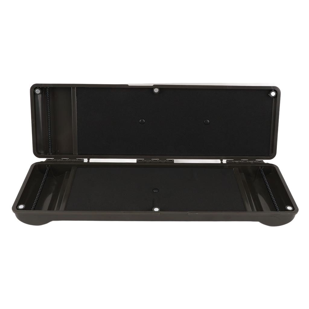 Cutie de Depozitare Monturi de Pescuit Închidere Magnetică Cutie pentru Accesorii Pescuit la Crap cu 10 Ace Mici pentru Fir de Pescuit Cârlig