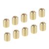 YOKIVE 20pcs M2 Spacers Brass Hex PCB Standoff Screws for Motherboard Tram Board Electronics Gold Tone Female Length 3mm