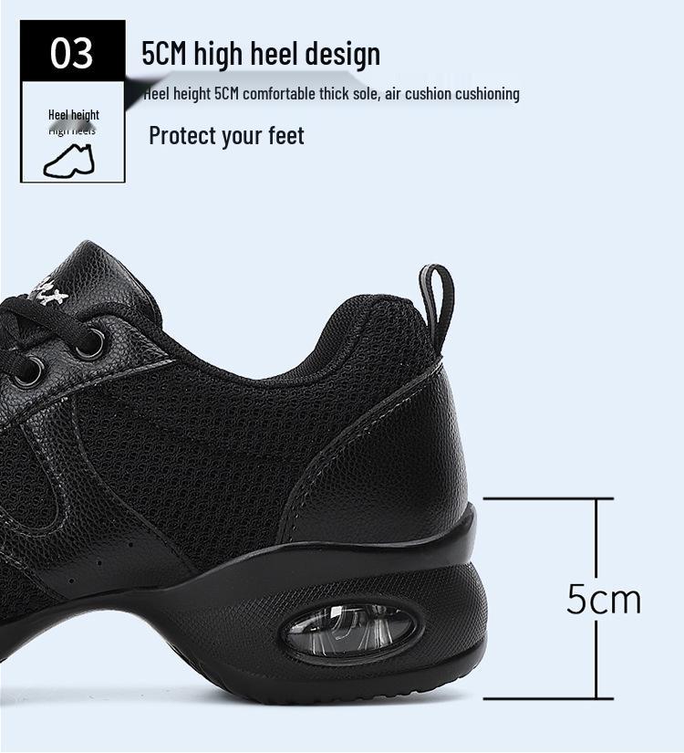 Women's Non-Slip Soft Sole Square Dance Shoes - Comfortable Beef Tendon Sole for Tired-Free Dancing