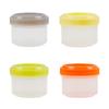 4Pcs Small Stackable PP Mini Storage Jars Airtight Leakproof Lids Portable for Spice Baby Food Camping Use