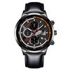Fashion Men's Watch Leather Watch Calendar Watch Men's Trend Quartz Watch Student Watch