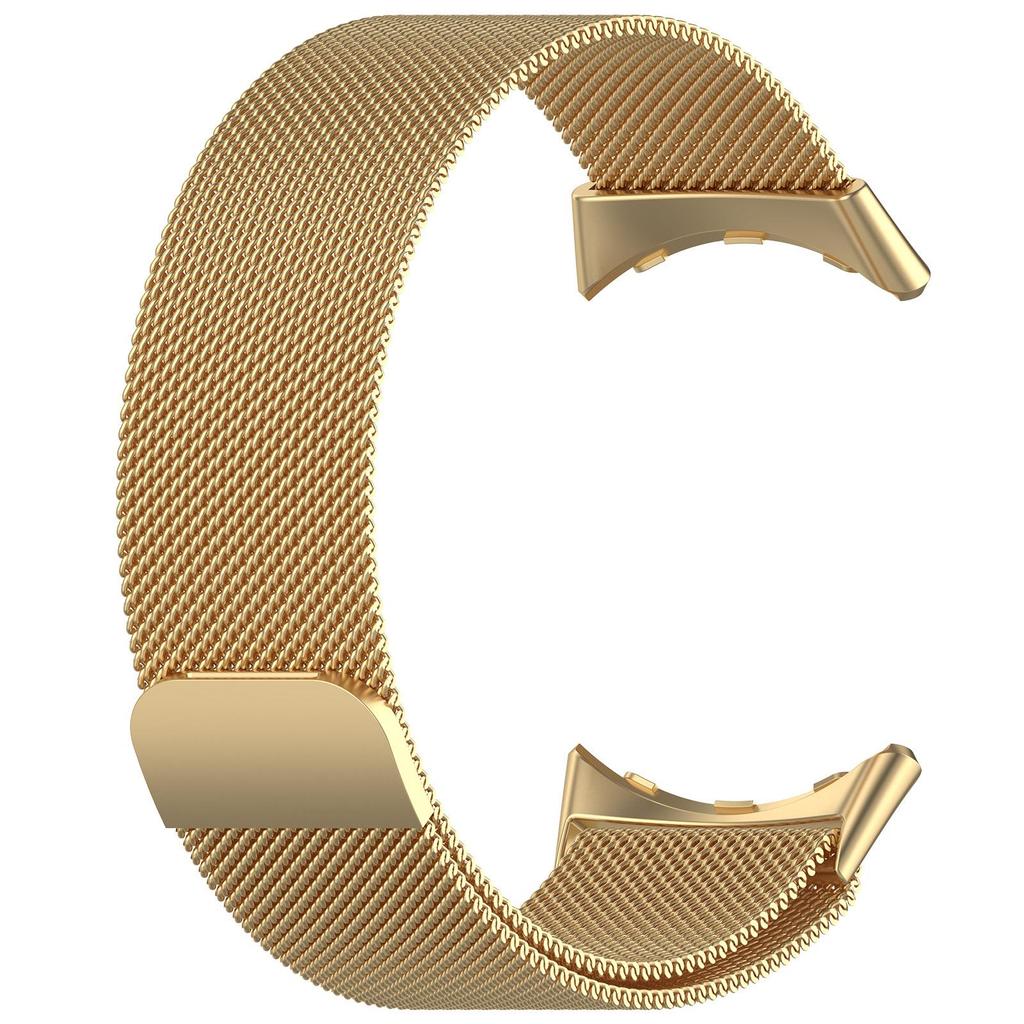 Qingfeng Stainless Steel Watch Band for Google Pixel Watch 1/2/3 - Three-Bead Design, 41/45mm