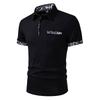 Summer Men's Solid Pocket Splicing Polo Shirts Short Sleeve Breathable Casual Contrast Color Lapel Collar Streetwear Basic Tops