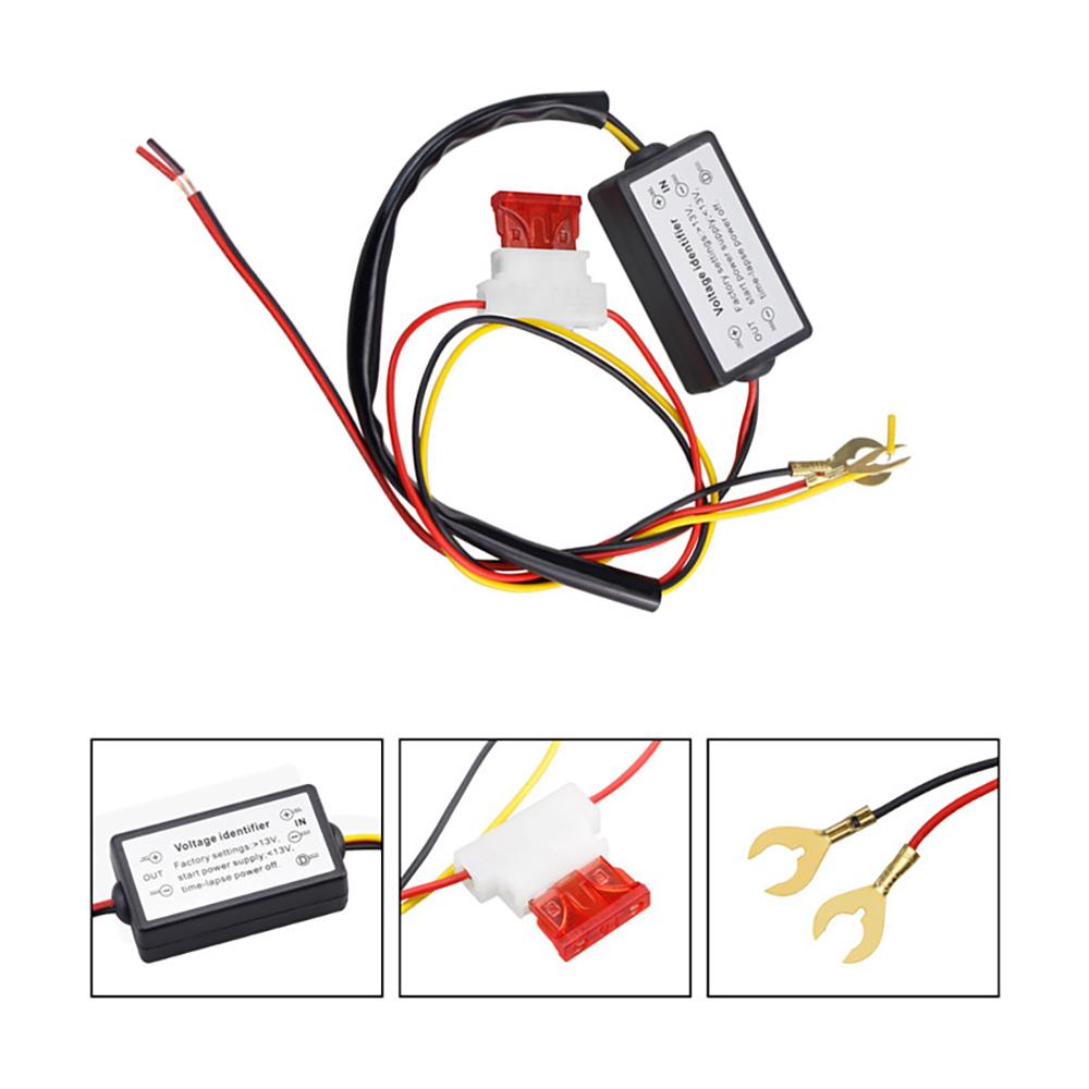 Multifunctional Auto LED Daytime Running Light Relay Harness Dimmer on/Off 12-18V Fog Lamp DRL Controller Delay Light Delay Line
