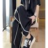 Ladies' Ice Silk Quick-Dry Wide-Leg Pants - Summer 2026 Casual White Straight-Leg Sports Trousers