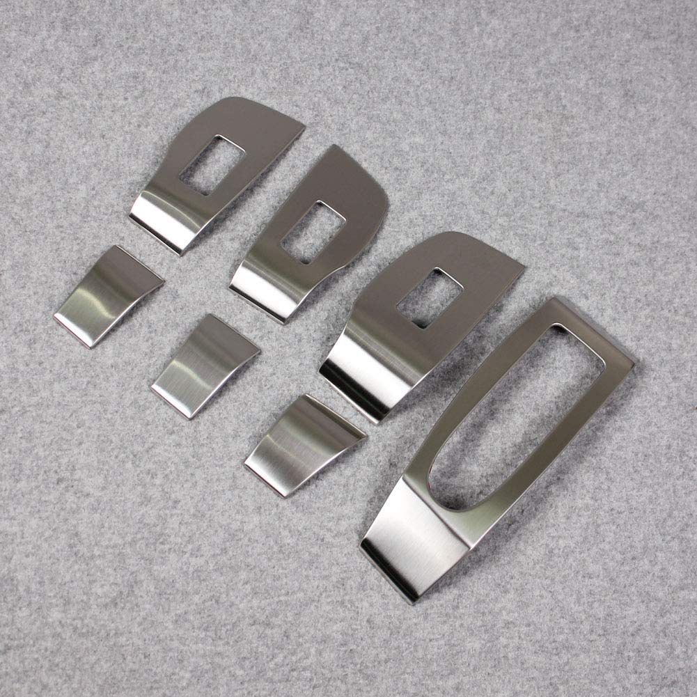 RUIQ Interior Door Window Button Switch Panel Cover Garnish for New Mazda 3 and Silver Sedan/Fastback (BP Series) CX-30 (DM Series) -