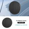 Carbon Fiber Fuel Tank Cap Cover Sticker for Mazda 3 Axela 2019-2025 LHD RHD Interior Accessories