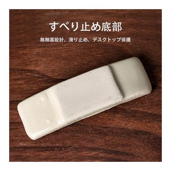 Chopstick Rests, Set of 3, Bridge Design, Cute, Japanese Style, Simple, Modern, Raised Ends, Stable Placement, Non-Slip Bottom, High-Temperature