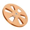 1 4 7 Inch Empty Reel 6 Hole Aluminum Alloy Open Reel Sound Tape Empty Reel Opening Machine Part Gold