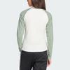 Adidas Originals Slim Fit Long Sleeve Tee Women Tops Green IY3197