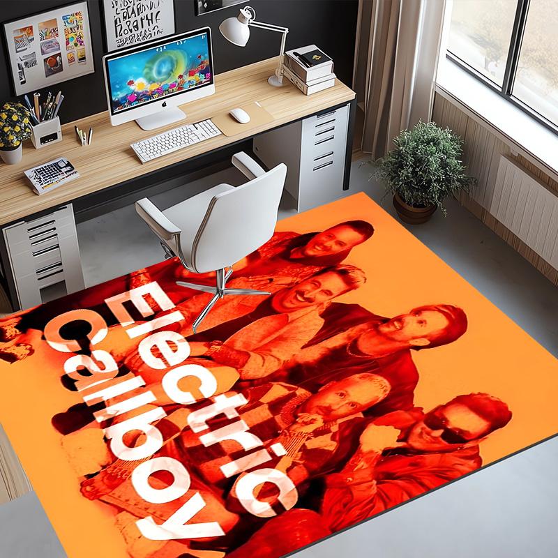 Electric Callboy Pattern Rug, Indoor/Outdoor Mat, for Picnic, Gameroom, Bedroom, Office, Living Room, Home Decor Carpet, Birthday Gift