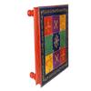 Decorative Bajot Chowki Stool 38.1 Cm Hand Painted Pooja Mandir Stool Bajot Cum Stool