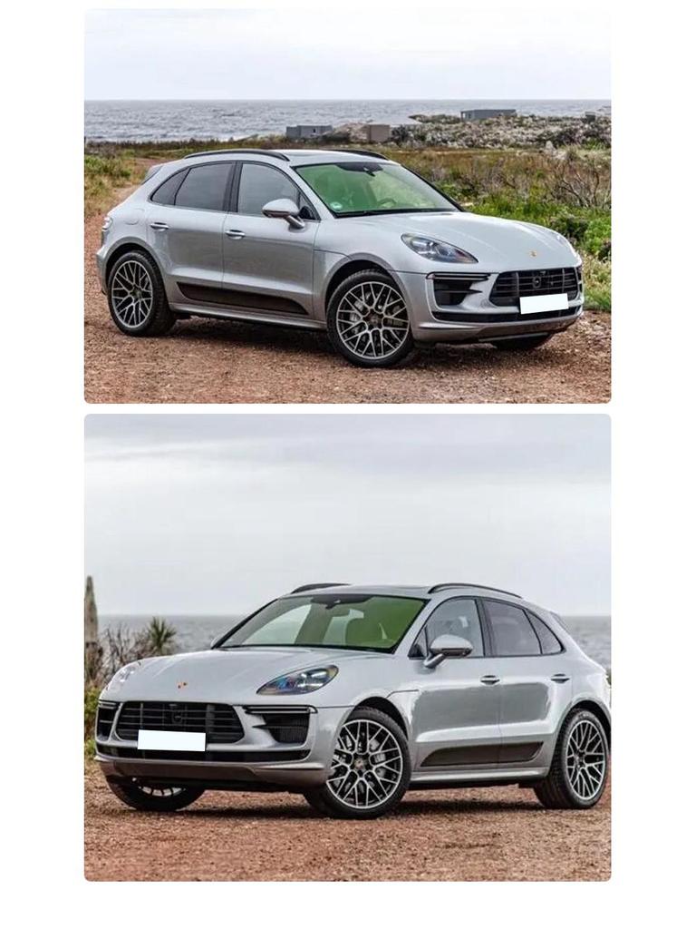 Cayenne Macan Aluminum Roof Rack - Adhesive, Black & Silver