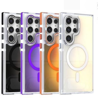Suitable for Samsung S25 ULTRA Dual Color Xuncai Mobile Phone Case Lens Bracket Protection Case