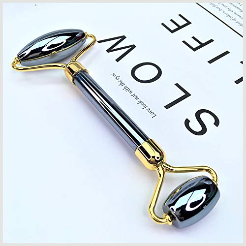 Lady Lazy Terahertz Mineral Face Roller, Stick, Power Stone, Portable, Gua Sha, with Outer Box, 140mm