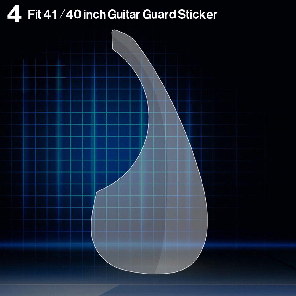 Transparent Board Sticker Soft Scratch Plate Guitar Protective Sticker Pick Guard Sticker