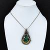 Copper Malachite Jewelry, 999 Copper Wire Wrapped Pendant Handmade Gemstone Jewelry, Gifts For Wife Brand New Pendant
