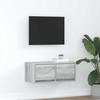 VidaXL TV Cabinet Sonoma Grey 60x31x25.5 Cm Engineered Wood, TV Stand, Hi-fi Cabinet, Entertainment Center, TV Buffet, 861500