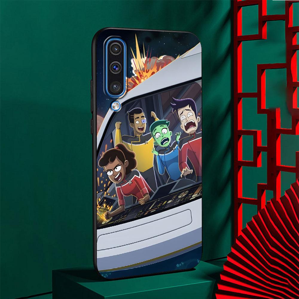 Lower Decks Star Trek Case for Samsung Galaxy A03 A04s A20 A30 A20e A70 A70s A50 A40 A30s A50s A20s A10s TPU Black Phone Cover