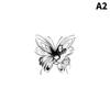 1 Unidad Pegatina de Tatuaje Temporal Impermeable 3D Mariposa Tatuaje Falso Arte para Pierna Brazo Desechable Temporal Pegatina de Tatuaje de Mariposa
