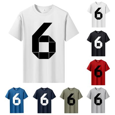 Men's Printed Short Sleeve T-Shirt Men's Loose Casual Short Sleeve Top