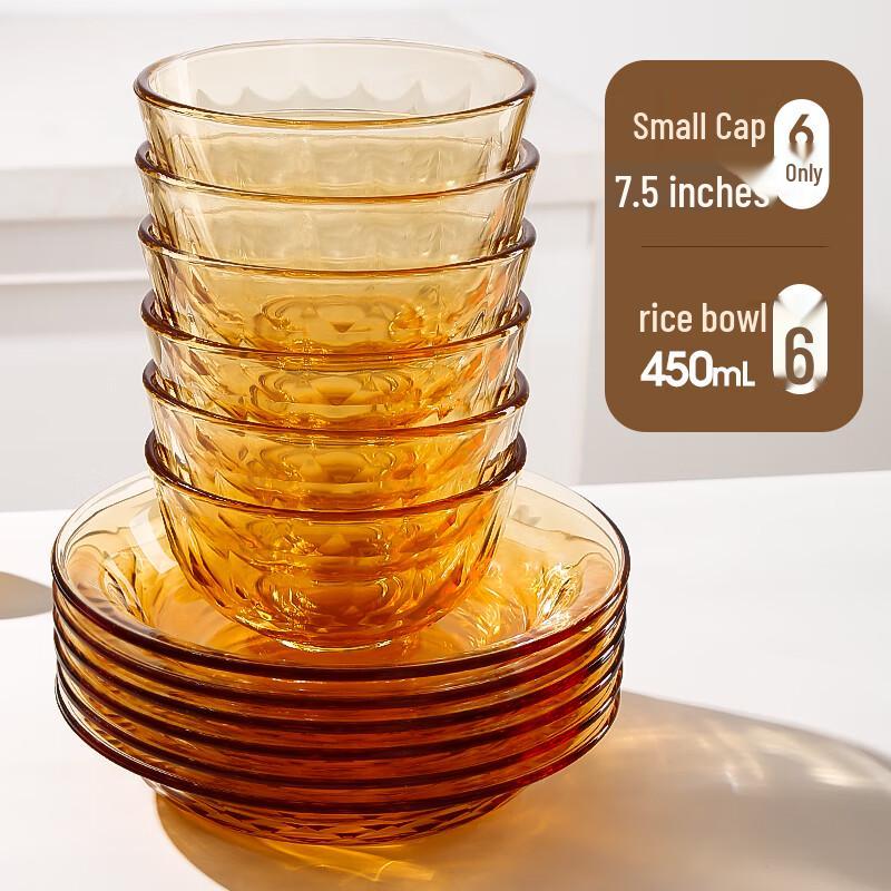 

Wuhe Premium Heat-Resistant Glass Dinnerware Set