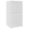TV Cabinets (2 Pcs) White 72 X 35 X 36.5 Cm Particleboard