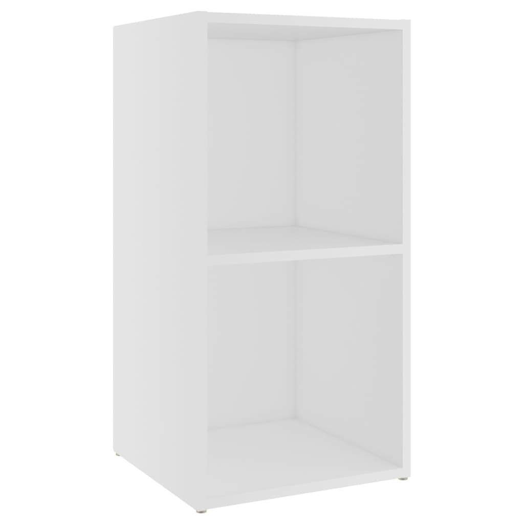 TV Cabinets (2 Pcs) White 72 X 35 X 36.5 Cm Particleboard