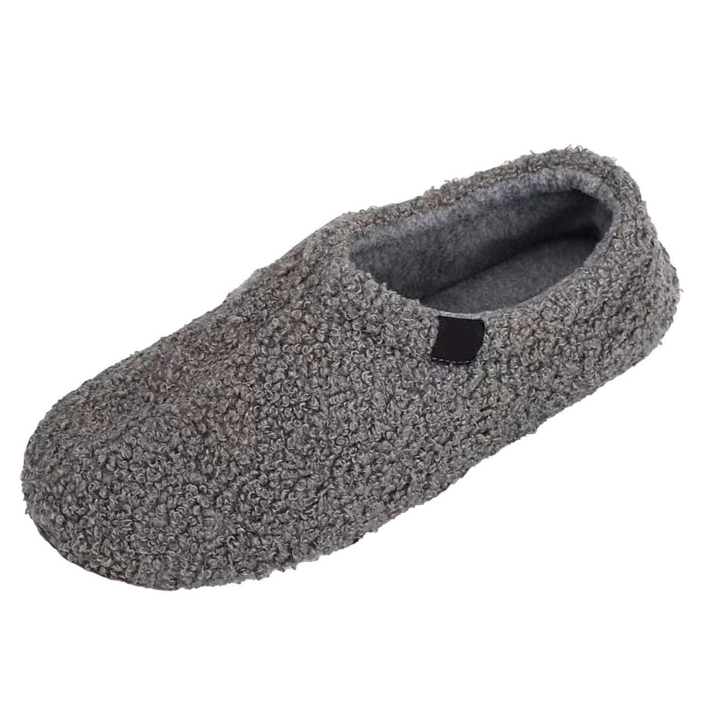 Fuzzy Feet Slippers for Women Women's Solid Color Padded Warm Soft Bottom Mute Footwear Home Cotton Women S Slippers Size 9 1/2