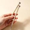 Pincel de Contorno de Doble Punta - Pincel de Maquillaje Suave Para Sombra de Ojos, Contorno de Nariz, Esculpir el Rostro, Adecuado Para Principiantes