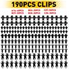 Auto Plastic Fastener Body Clips Push Rivets Panel Fender Retainer Trim 190X