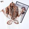 Retro Women's Cashew Print Silk Scarf: Versatile Small Square Neck Scarf/Shawl for Spring/Summer