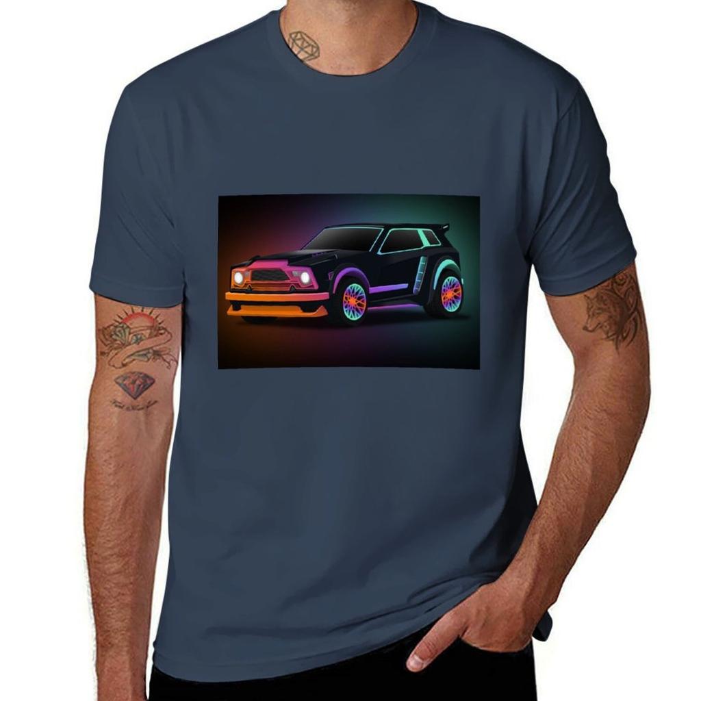 Neon Rgb Fennec Tshirt Christmas Casual Tee Shirt