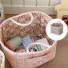 Large Capacity Portable Storage Box Breathable Cotton Dirty Clothes Basket Foldable Laundry Toy Organizer
