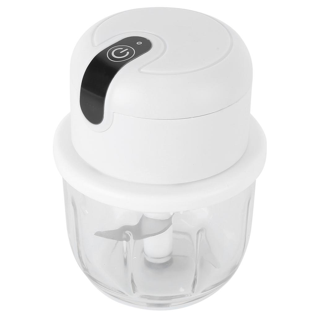 350ML Electric Garlic Grinder USB Charging Rechargeable Meat Grinder Mincer for Kitchen