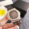 Stainless Steel Band Mens Square Quartz Watch With Date Display Luminous Hands Unisex Sport Style