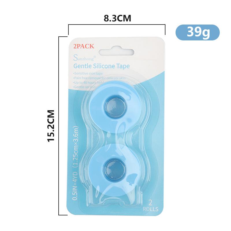 Non-Woven Silicone Eyelash Extension Gel Tape (2 Pcs) - Gentle On Skin