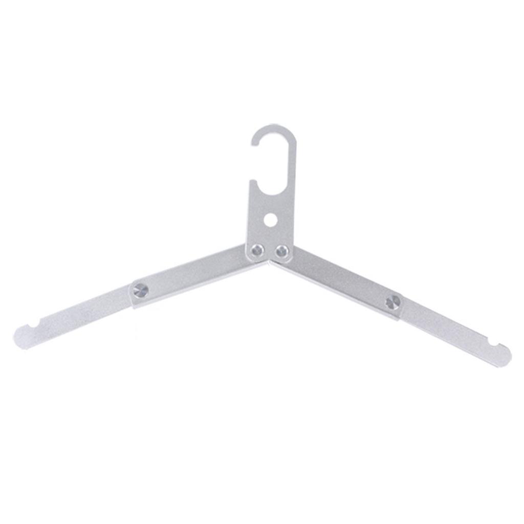 Travel Hanger Foldable Design Aluminium Alloy High Strength Light Weight Folding Clothes Hanger for