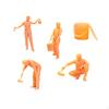 1/64 Resin Figures Figure Bucket Scenery Landscape Layout for DIY Scene Garden Diorama
