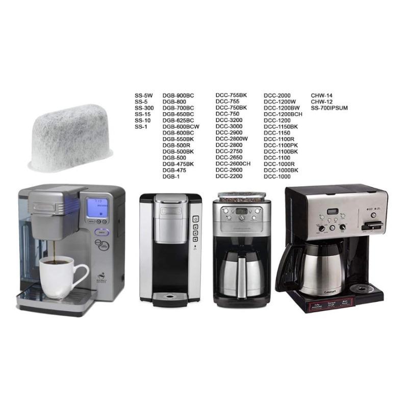 12Pcs Filter for Cuisinart Delonghi Breville Filter Replacement for Breville Espresso Machine