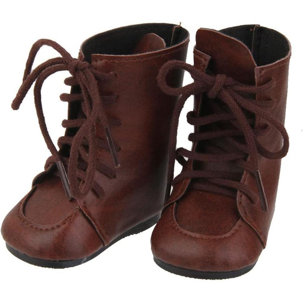 1 Pair of Doll Boots, Doll Shoes for 18 Inch Dolls, Clothing Accessories