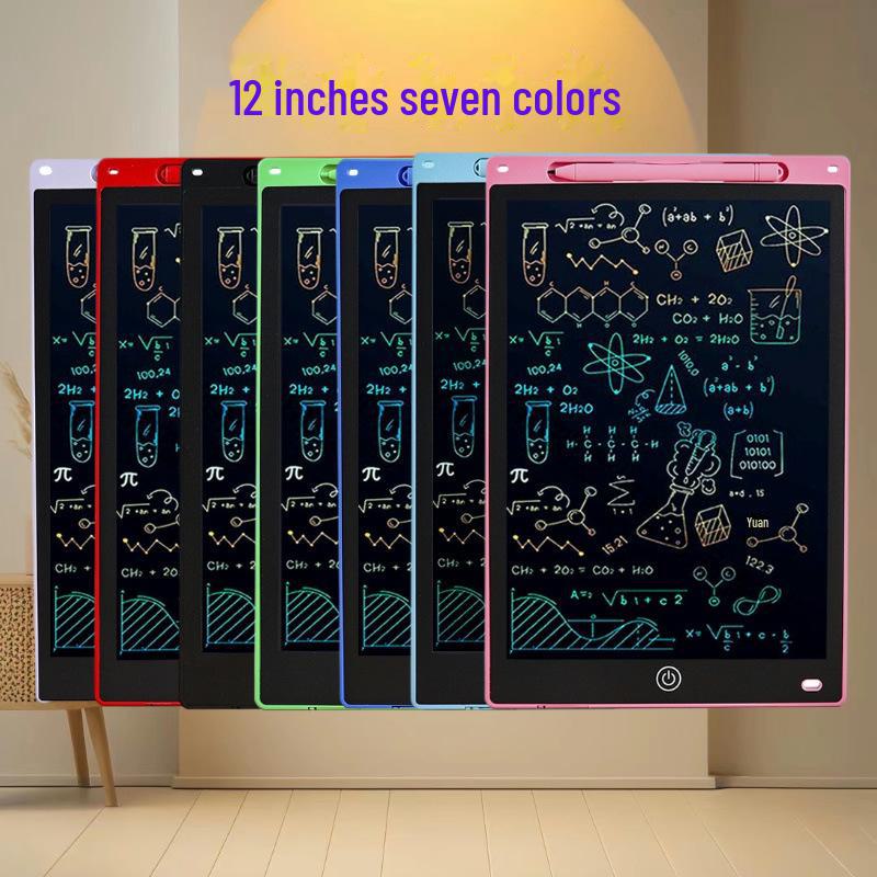 LCD Writing Tablet - 8.5/10/12/16 inch, Color Screen, for Kids' Drawing and Writing