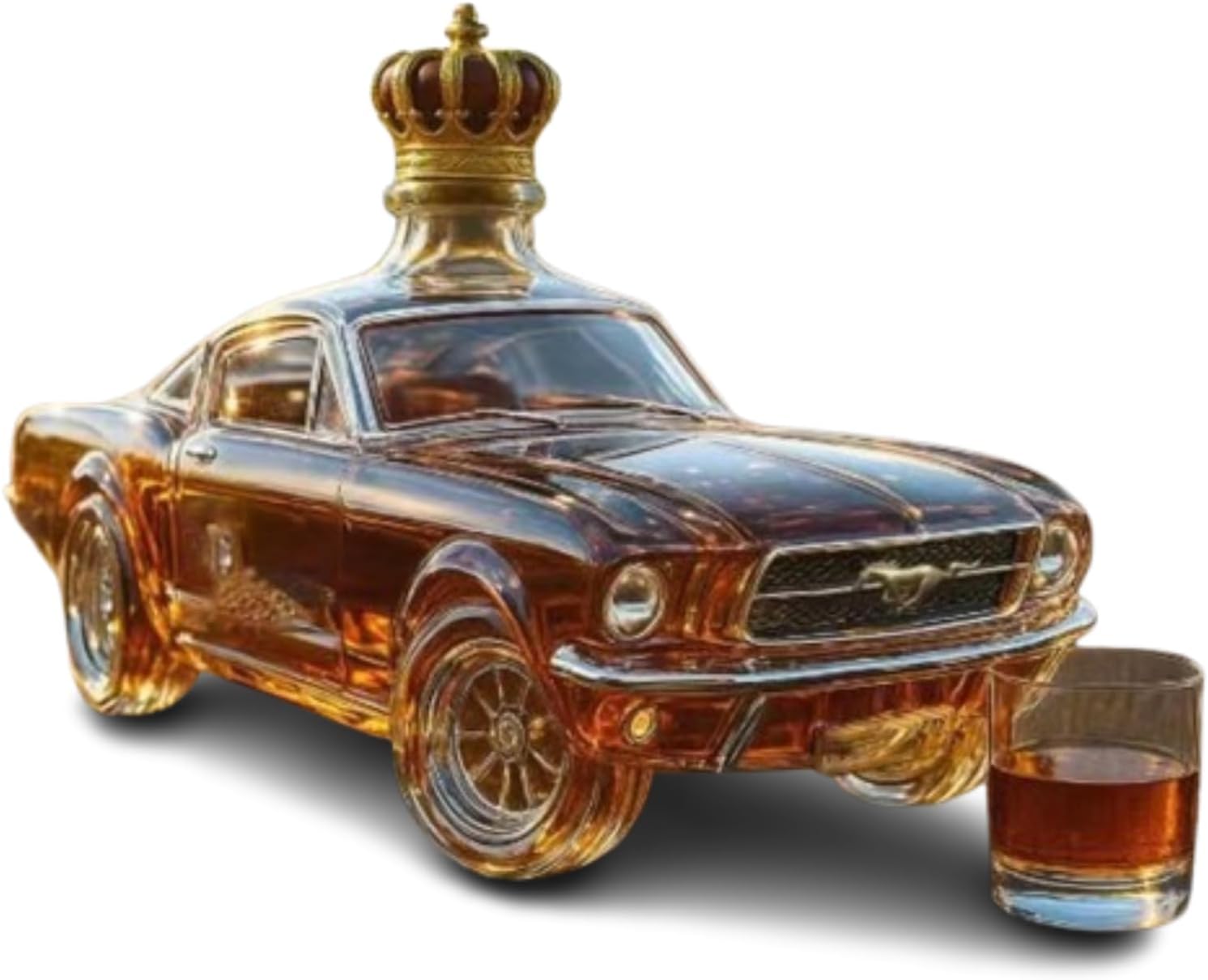 

Креативная стеклянная бутылка в форме автомобиля 300 мл – Уникальная декоративная банка для дома, бара, офиса | Забавная полимерная скульптура с пробкой, многофункциональный контейнер B