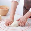 Silikon-Backmatte Teigrolle Knetmatte Küche Crêpes Pizzateig Antihaft-Pfanne Gebäckmatte