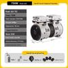 Ta Hu 550W/750W Oil-Free Air Compressor Pump Head, Copper/Aluminum Motor, Low Noise