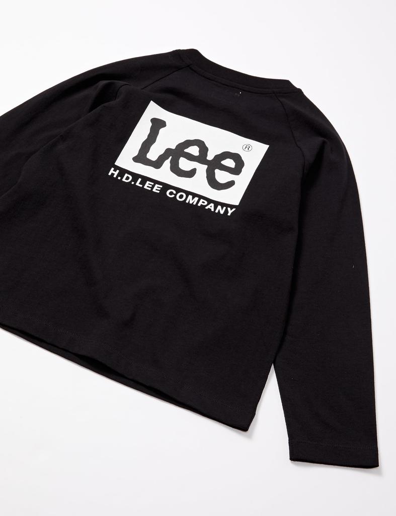 Lee Back Print Langarm Fußball Größen Kinder T-Shirt, Schwarz, 110-150cm