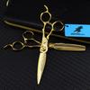Gold 6.0 Nimpson, Gold Steel, Hair Scissors, Hair Scissors, Tooth Scissors, Thin Scissors